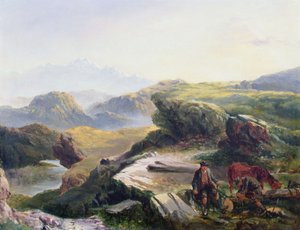 樵夫》（布面油画） 作者 理查德·安斯德尔