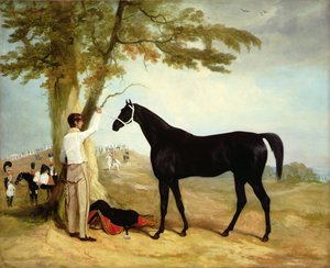 托马斯-科斯比的充电器 "黑王子 "与皇家卫队的骑兵在一起。