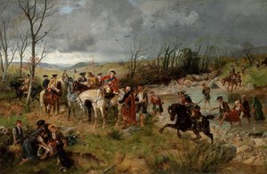 1878年，查尔斯·爱德华王子在奈恩河岸暂停