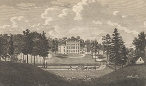 肯特郡Sevenoke附近的Bradborne，来自Edward Hasted的《历史与...》，1777-90。