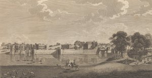 肯特郡的利兹城堡，来自爱德华-哈斯特的《历史与......》，1777-90。