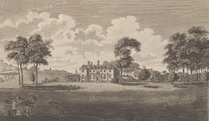 肯特郡的Yotes Place，来自Edward Hasted的《历史与...》，1790年。