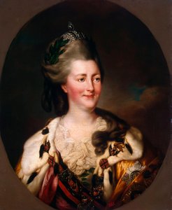 凯瑟琳二世皇后的肖像》，1729-1796年，1782年。  