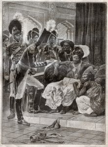 Sri Vikrama Rajasinha，康提（斯里兰卡）的国王，1815年被英国人解雇。1924年（插图） 作者 Richard Caton (after) Woodville