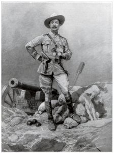 罗伯特·巴登·鲍威尔少将（1857-1941），1900年。