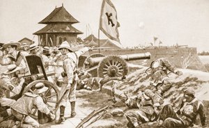 义和团运动，来自&39;哈钦森国家历史&39;的插图，c.1910 作者 理查德·卡顿·伍德维尔