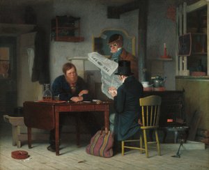 等待舞台》，1851年。 作者 理查德·卡顿·伍德维尔