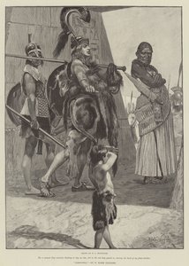Cleopatra，由H Rider Haggard创作 作者 Richard Caton Woodville junior