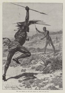 Nada the Lily，作者是H Rider Haggard 作者 Richard Caton Woodville junior