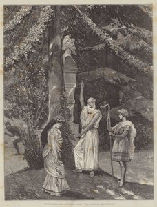 Coombe House的牧人戏剧，Faithfull Shepherdesse 作者 Richard Caton Woodville junior