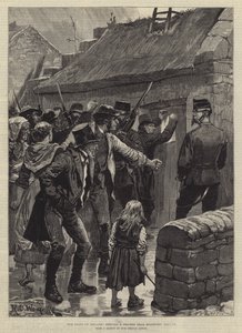 爱尔兰，为戈尔韦Headford附近的一个进程服务 作者 Richard Caton Woodville junior