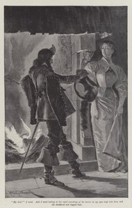 在红色长袍下，Stanley J Weyman 作者 Richard Caton Woodville junior