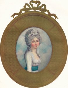 凯瑟琳的缩影肖像，夫人风度，后来的亨廷塔夫人，1787年，1907年 作者 理查德·科斯威