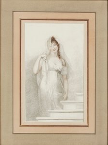 雷卡米尔夫人的肖像，1777-1849。 作者 理查德·科斯威