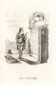 死亡骷髅和吟游诗人。 ,1827（雕刻）