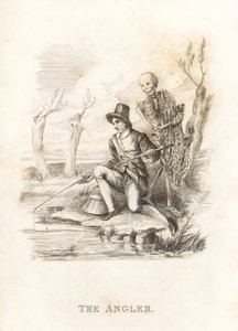 死亡与垂钓者的骷髅。 ,1827（雕刻）
