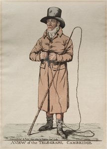电报视图，剑桥，1809年。 作者 理查德·邓顿