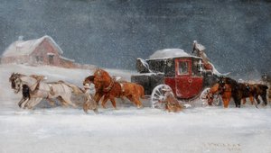 暴风雪中的教练 作者 理查德·多德·维达斯