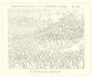 1849年，A Promenade音乐会 作者 理查德·道尔