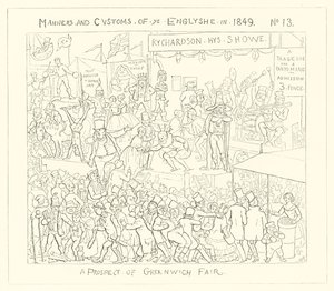 1849年，格林威治博览会的前景 作者 理查德·道尔