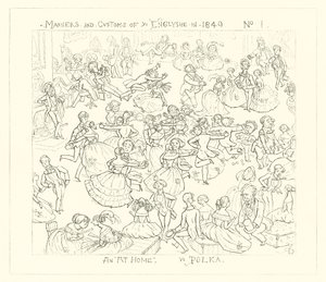 1849年，一个在家，波尔卡 作者 理查德·道尔