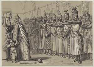 亨利三世会见他的议会（aquatint）