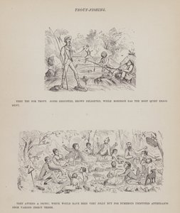 Page from The American Tour of Messrs Brown, Jones and Robinson (engraving) 作者 理查德·道尔
