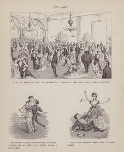 Page from The American Tour of Messrs Brown, Jones and Robinson (engraving) 作者 理查德·道尔