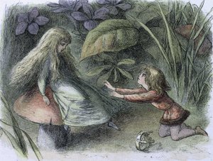 这一时期的睡莲和水仙"，约 1869 年至 1870 年（石版画） 作者 理查德·道尔