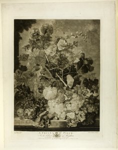 水果作品，来自赫顿画廊 作者 理查德·厄洛姆（Richard Earlom）