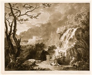 梅莱格和阿塔兰特，约1770-1800年 作者 理查德·厄洛姆（Richard Earlom）
