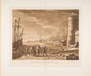 1774年，水手装货物海港。 作者 理查德·厄洛姆（Richard Earlom）