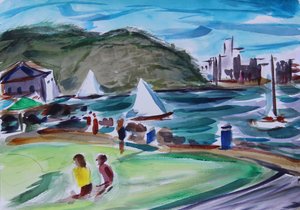 Bay, Tiburon, 2020 作者 理查德·福克斯