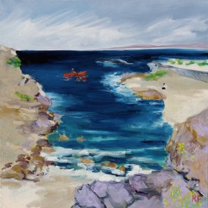 Kayaker, Monterey Bay, 2019 作者 理查德·福克斯
