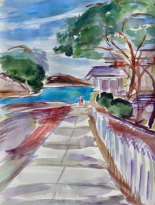 Path to the Estuary, Benicia, 2017 作者 理查德·福克斯