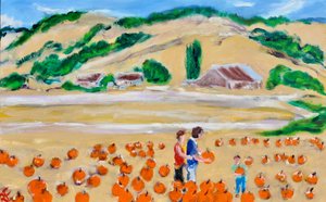 Picking a Pumpkin, Nicasio, 2018