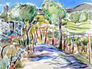 Two Trees in Jack London State Park, 2017 作者 理查德·福克斯