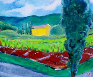 索诺玛的黄房子，2017年 作者 理查德·福克斯