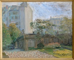 维也纳列支敦士登宫花园（布面油画）