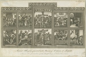 利奇菲尔德-古代祭坛片：版画，nd [c 1785]（印刷） 作者 理查德·格林