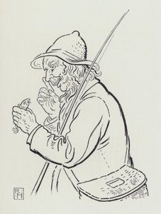 费舍尔和小鱼》（雕版画 作者 理查德·海威