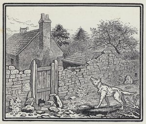 The Wolf And The Kid (engraving) 作者 理查德·海威