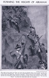 攻击亚伯拉罕的高地，c.1950 作者 理查德·亨利·布洛克
