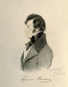 泰隆·鲍尔（Tyrone Power），1839年。