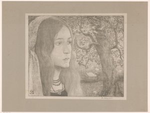 海尔格展望未来
赫尔加的入口（原标题） 作者 理查德·尼古拉斯·罗兰·霍尔斯特（有艺术家签名）