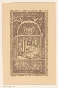 封面设计1912 年理想家居展目录 作者 理查德·尼古拉斯·罗兰·霍尔斯特
