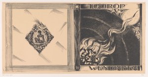 封面设计Wendingen, Toorop 期，1928 年 作者 理查德·尼古拉斯·罗兰·霍尔斯特