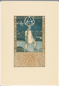 纪念 1904 年荷兰钻石工人总工会成立十周年的印刷品 作者 理查德·尼古拉斯·罗兰·霍尔斯特