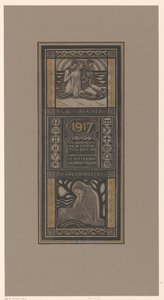 1917 年慈善日历 这已经是一种期望或记忆：为鹿特丹和阿姆斯特丹癌症研究所造福的慈善日历（对象上的标题） 作者 理查德·尼古拉斯·罗兰·霍尔斯特