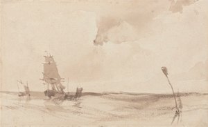一幅海景画 作者 理查德·帕克斯·博宁顿